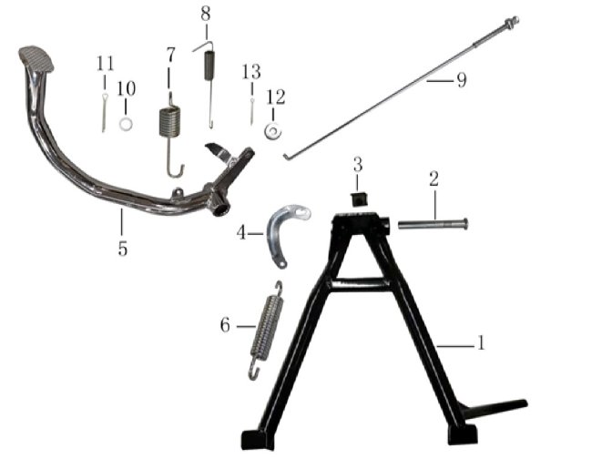 FREN PEDAL YAYI (TK03)125-R