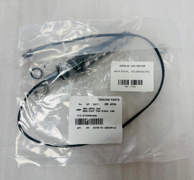 ARKA SİNYAL SAĞ (SRK450-RA)